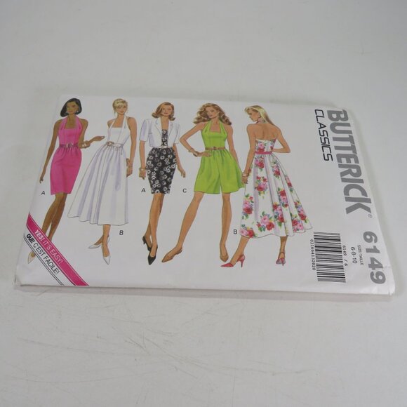 Butterick 6149 Clothing Pattern Jacket, Dress, Culottes UNCUT sleeveless - Picture 1 of 8